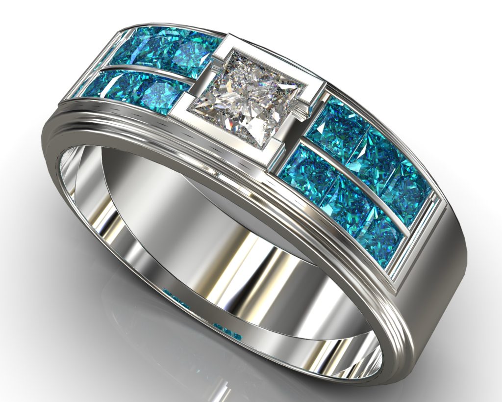 Platinum Nietzsche Ring
