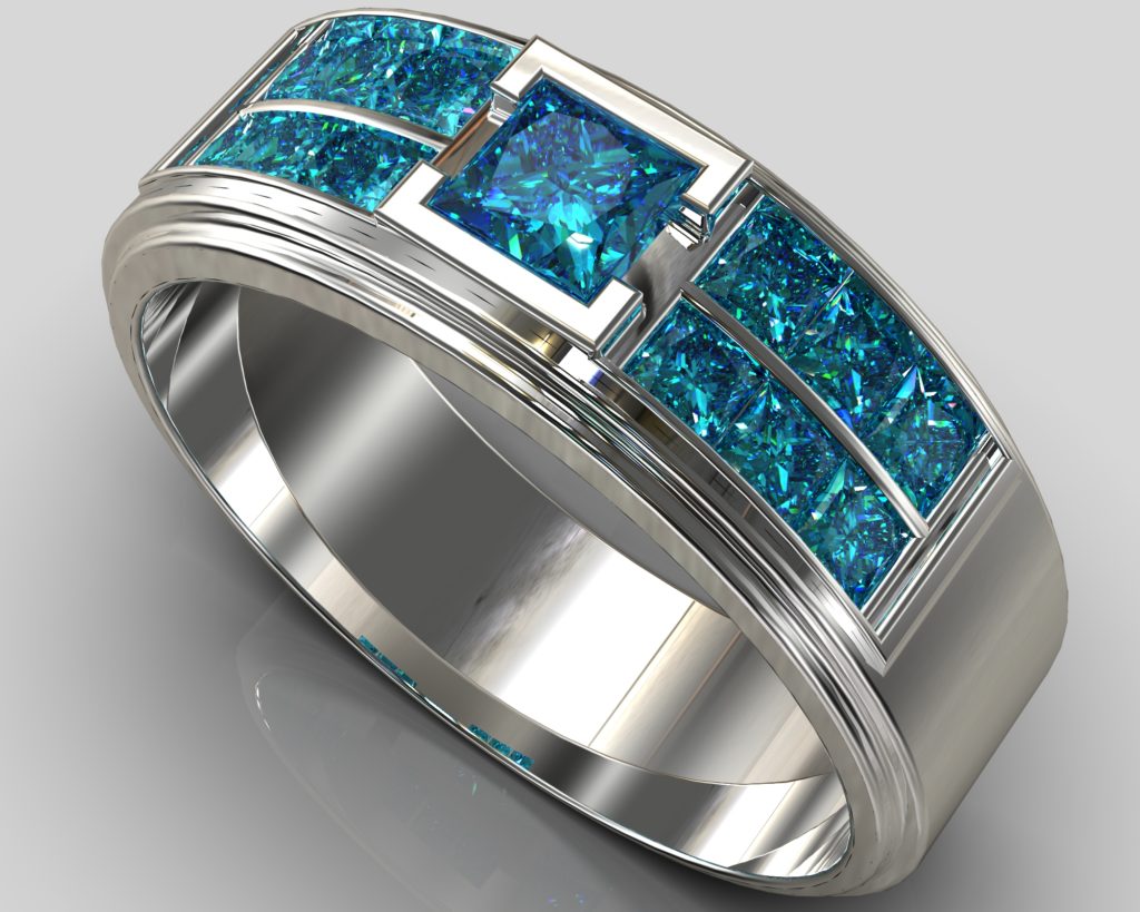Platinum Nietzsche Ring