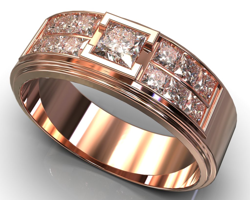 Rose Gold Nietzsche Ring