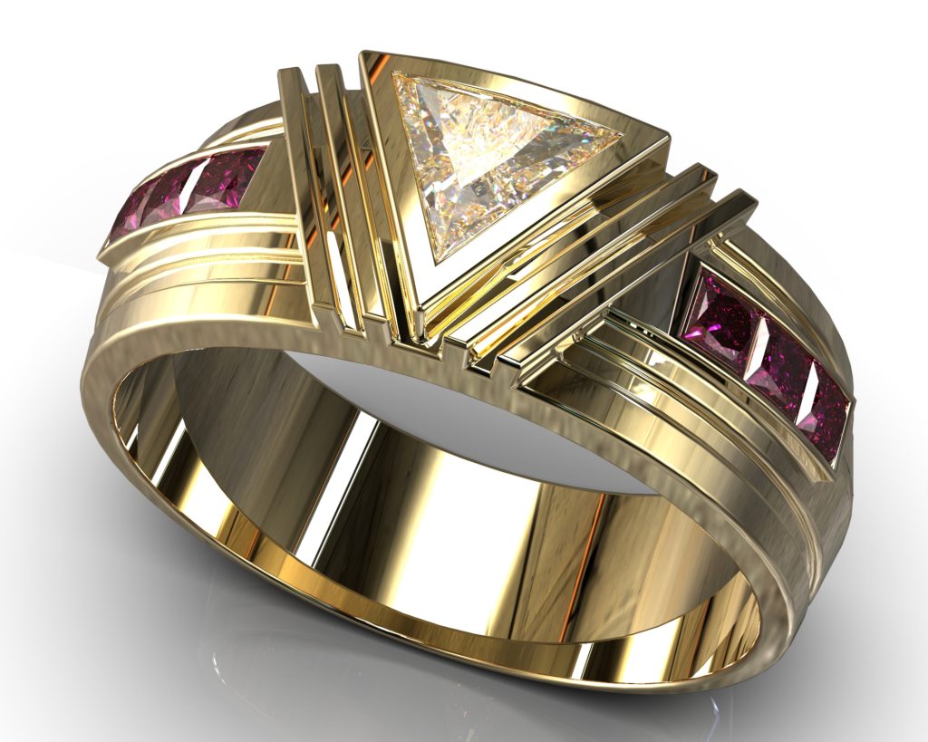 Yellow Gold Hawthorne Ring