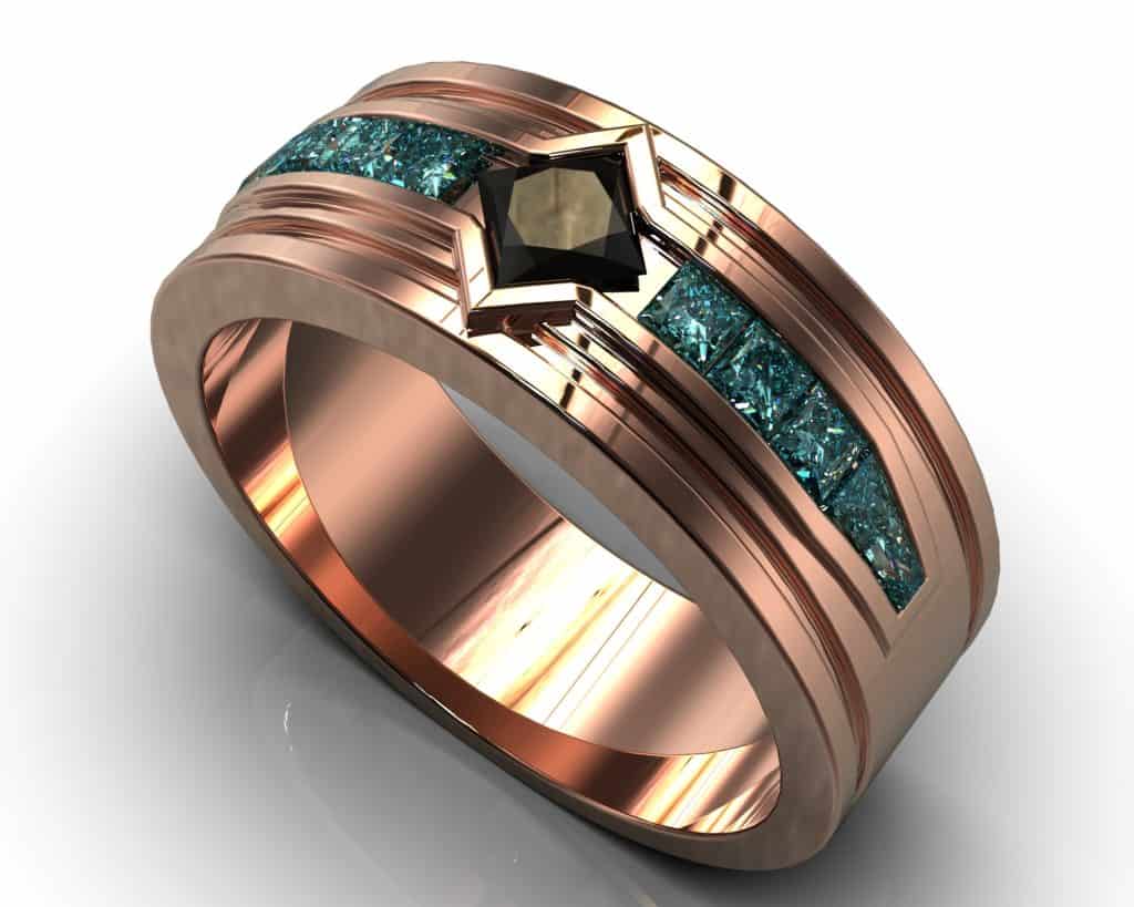 Rose Gold Rodin Ring