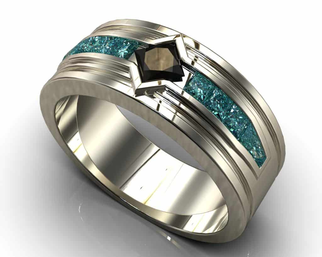 White Gold Rodin Ring