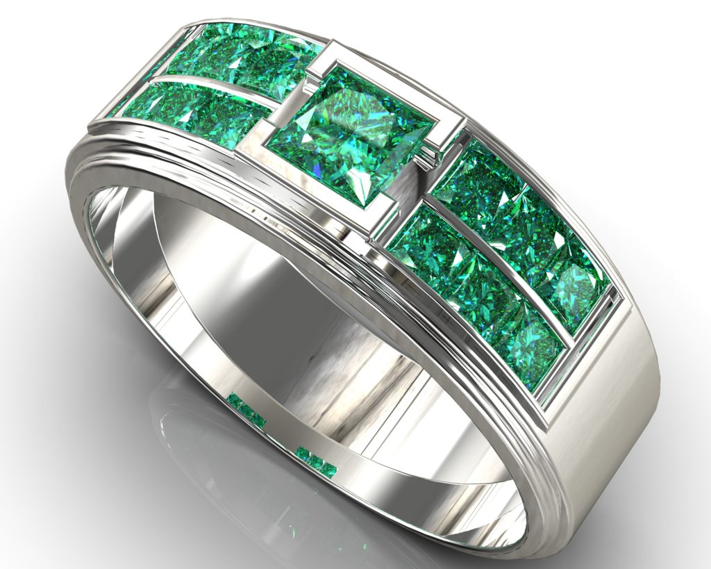 Platinum Nietzsche Ring