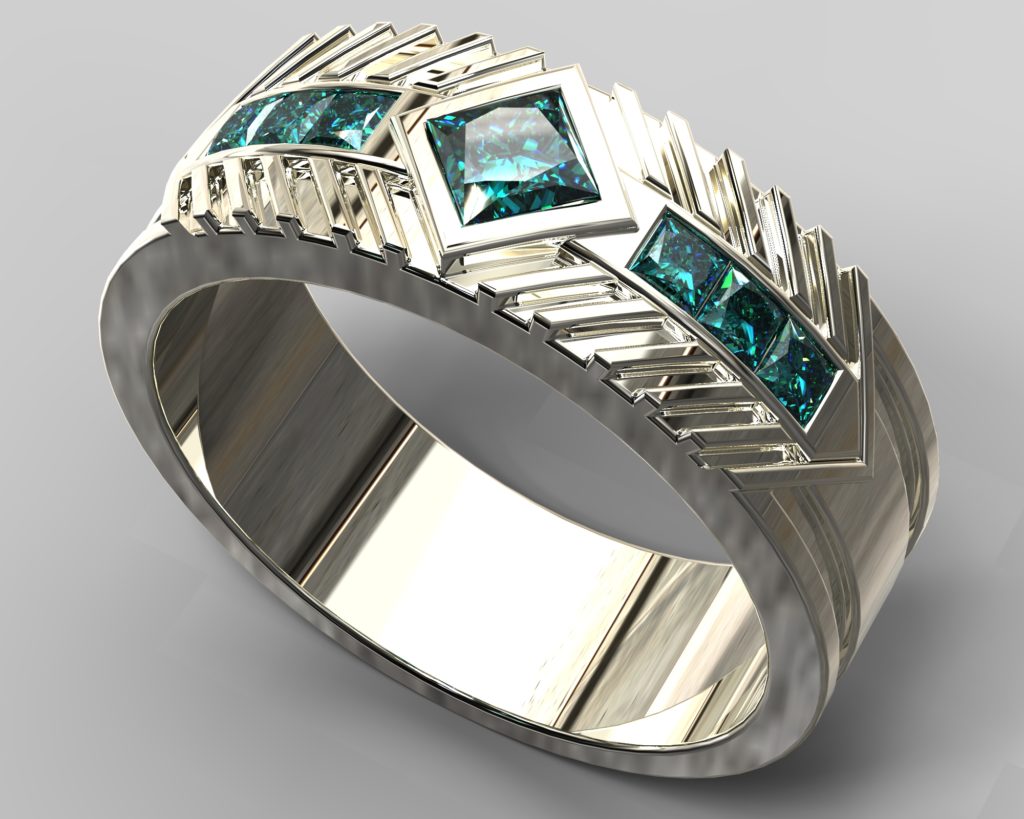 White Gold Waldo Ring