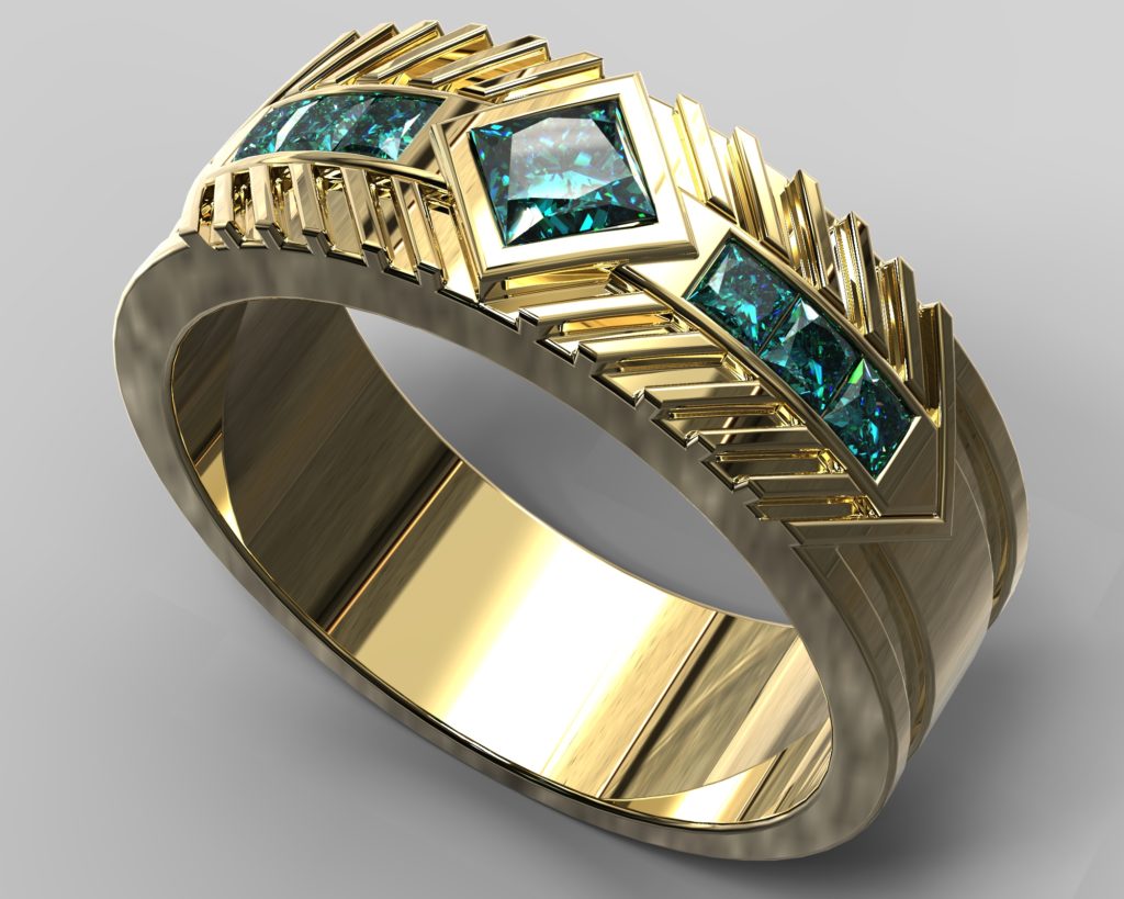 Yellow Gold Waldo Ring