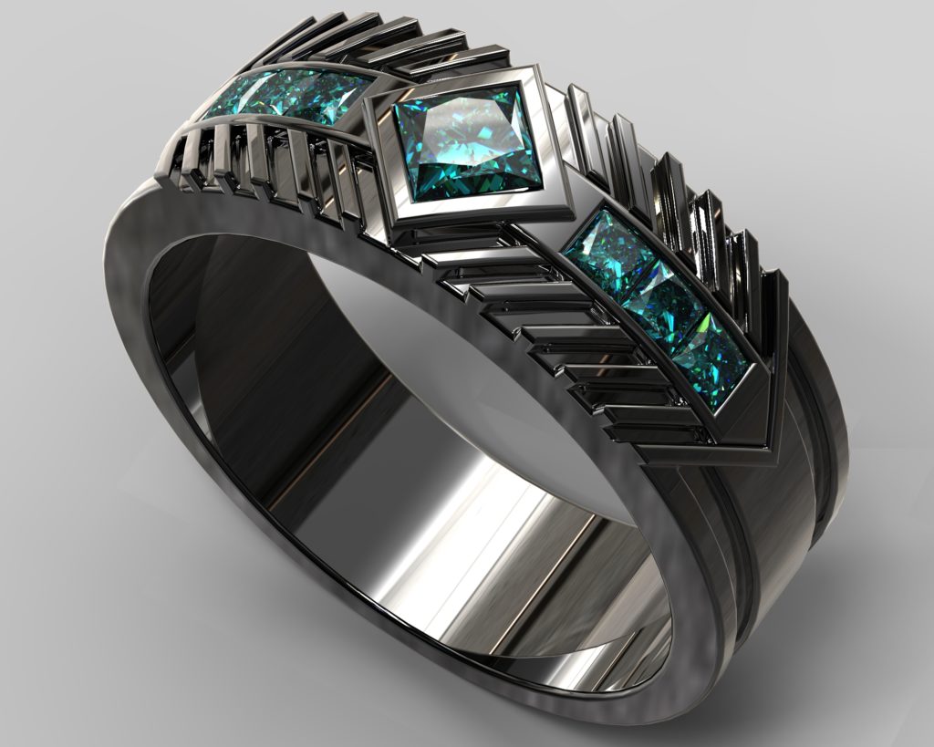 Black Gold Waldo Ring
