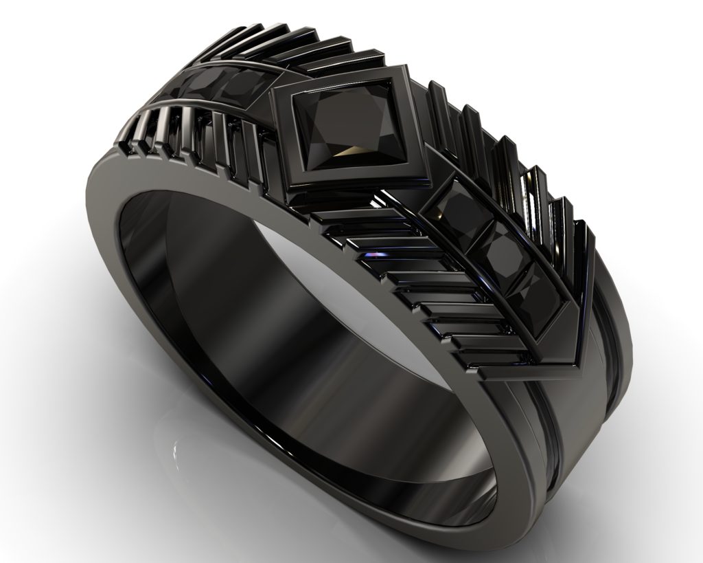 Black Gold Waldo Ring