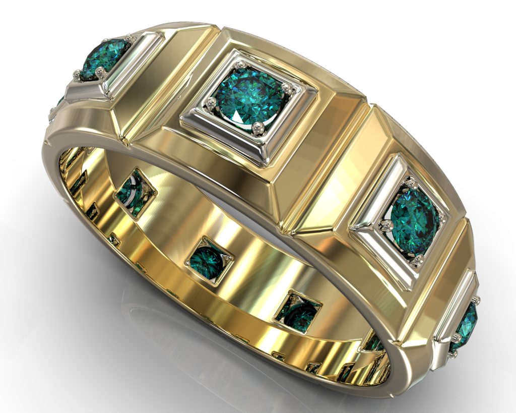 Yellow Gold Shakespeare Ring