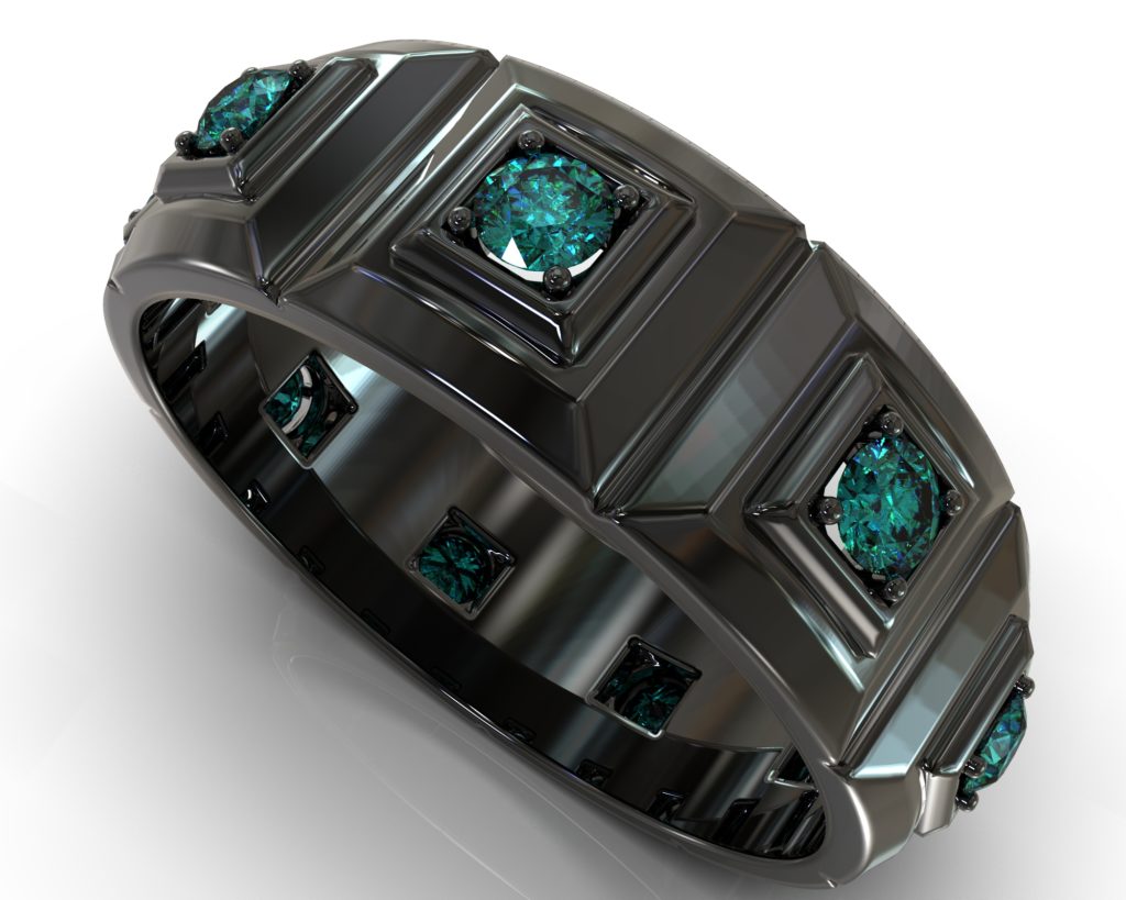 Black Gold Shakespeare Ring