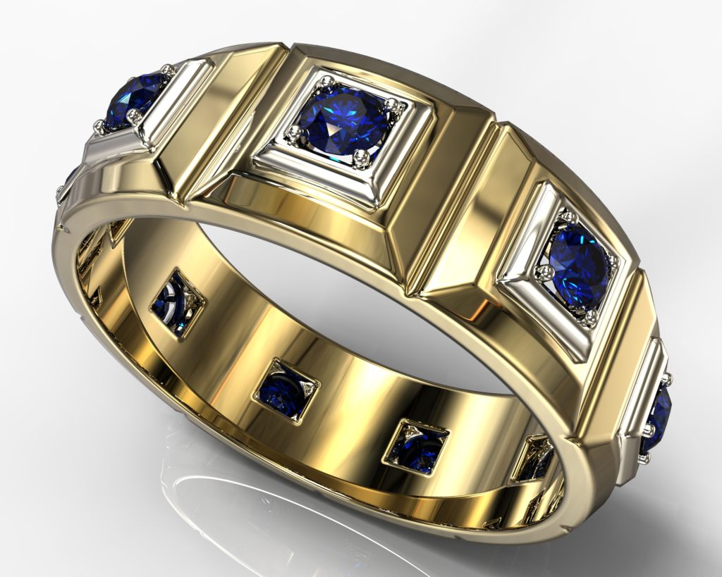 Yellow Gold Shakespeare Ring