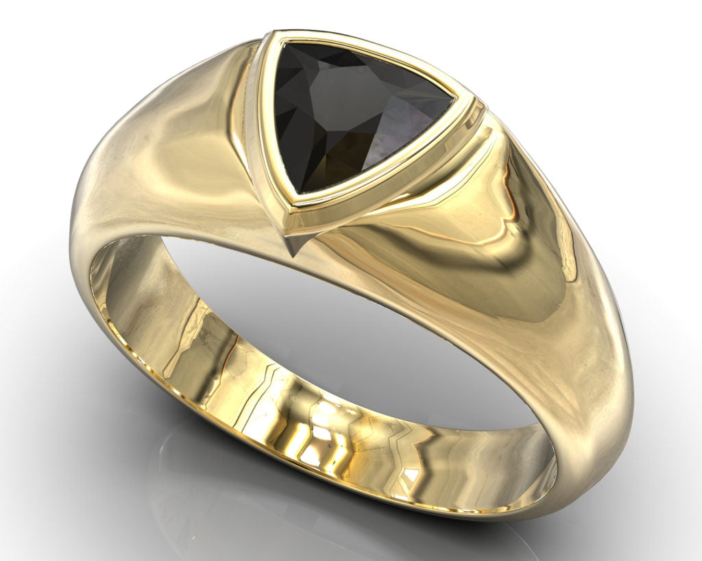Yellow Gold Pushkin Ring