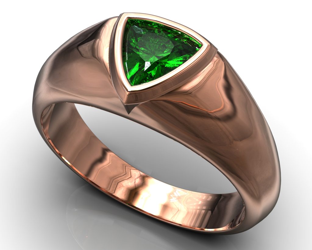 Rose Gold Pushkin Ring