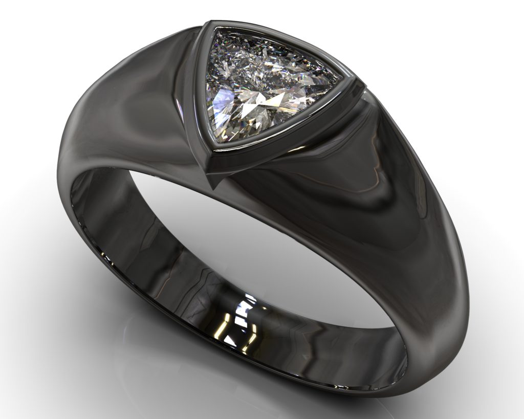 Black Gold Pushkin Ring