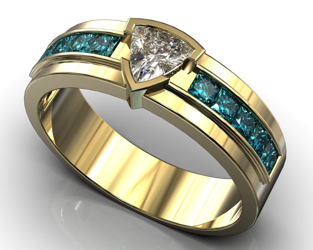 Yellow Gold Solomon Ring