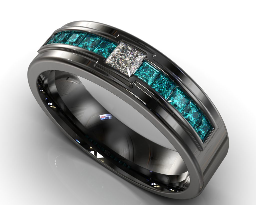 Black Gold Rousseau Ring