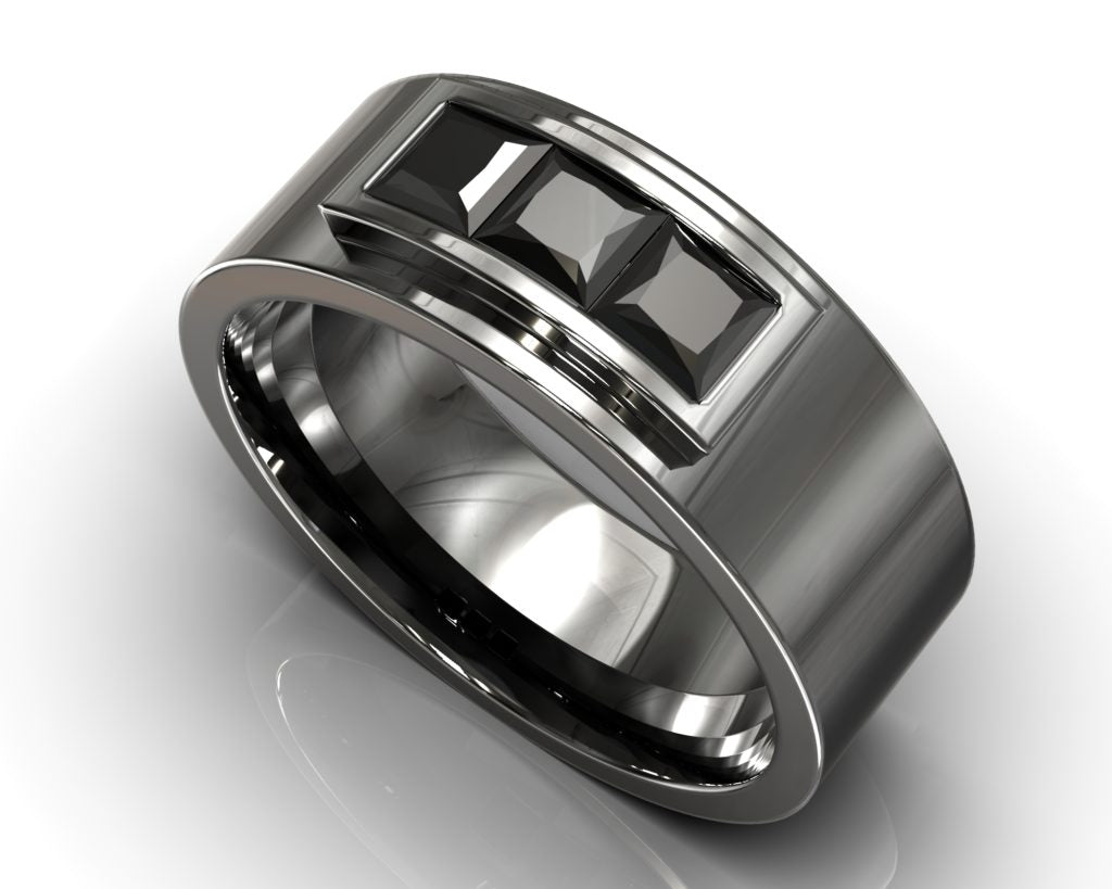 Black Gold Baudelaire Ring