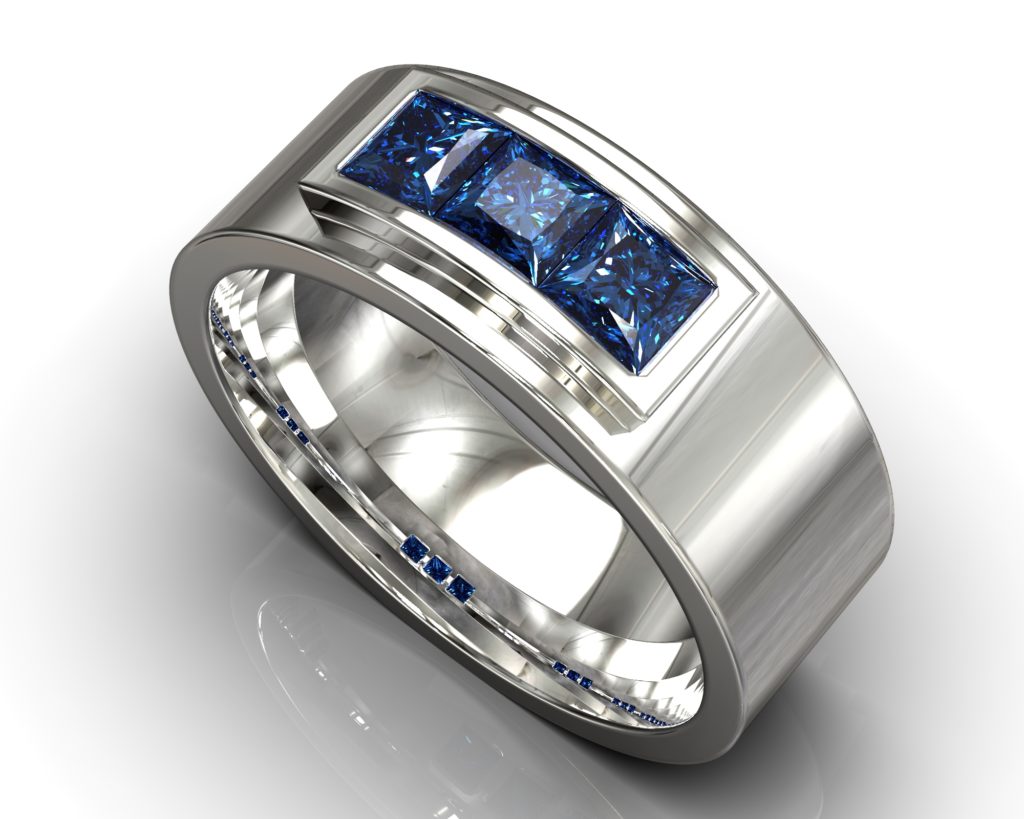 Platinum Baudelaire Ring