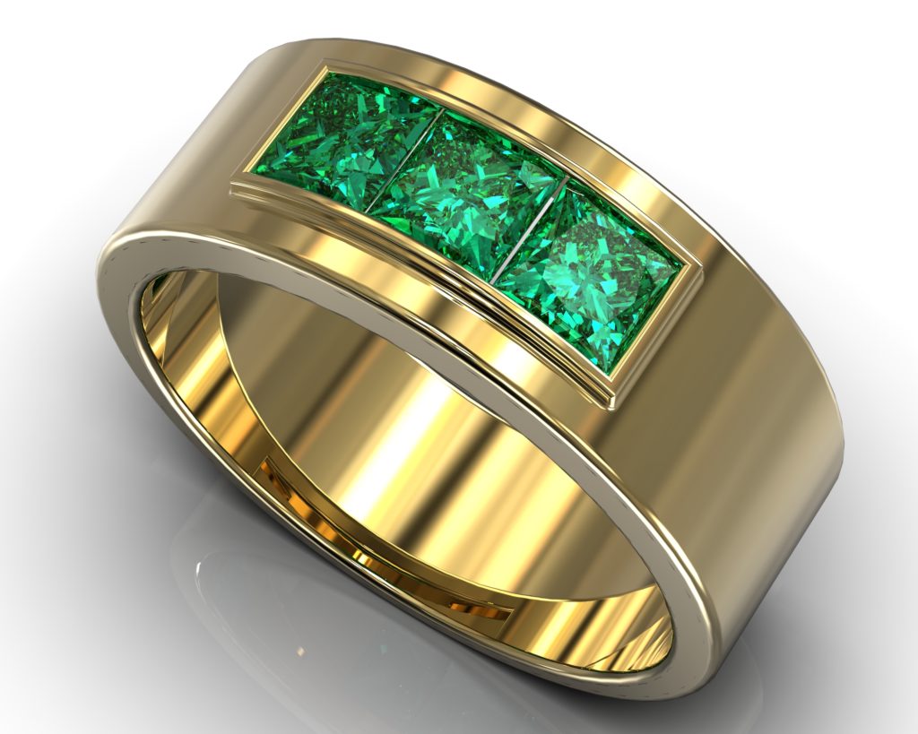 Yellow Gold Baudelaire Ring
