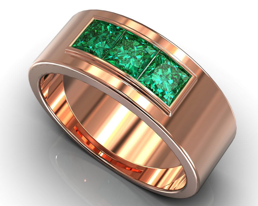 Rose Gold Baudelaire Ring