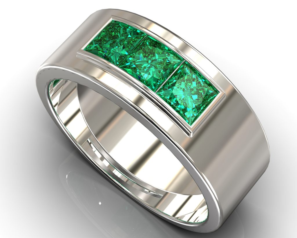 Platinum Baudelaire Ring
