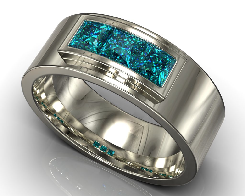 White Gold Baudelaire Ring