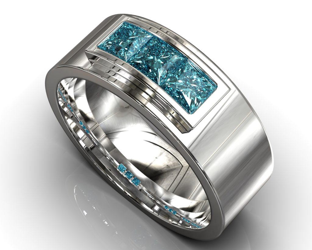 Platinum Baudelaire Ring