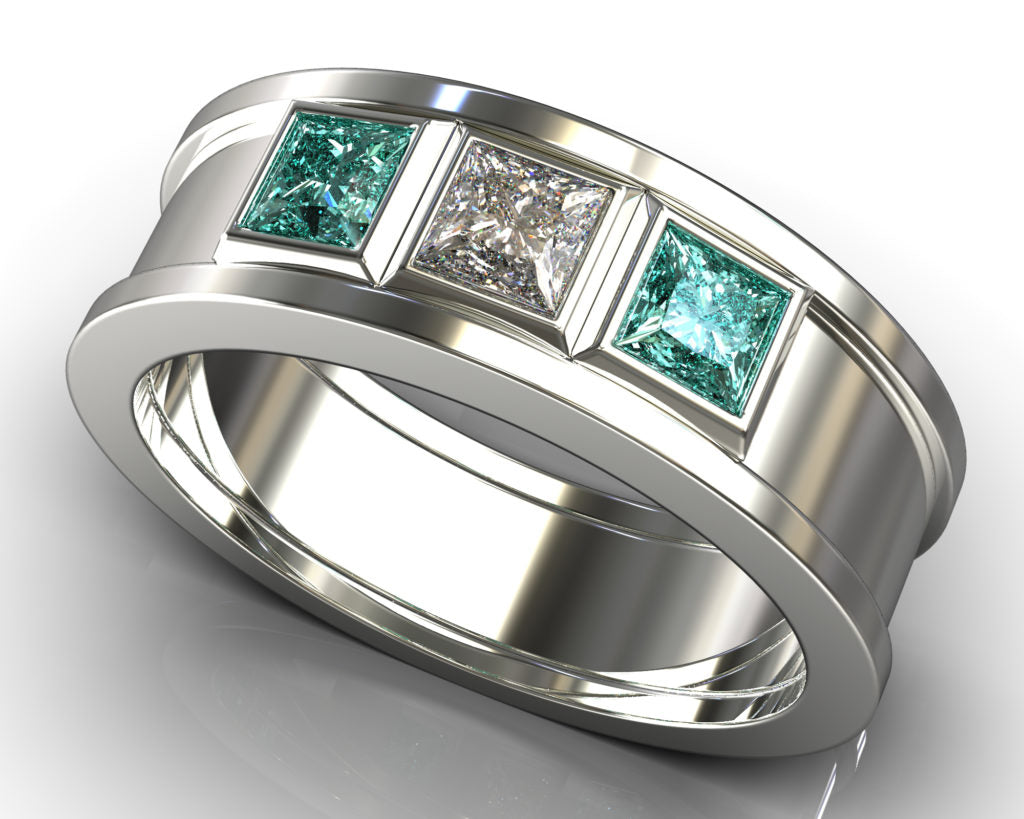 White Gold Edward Ring