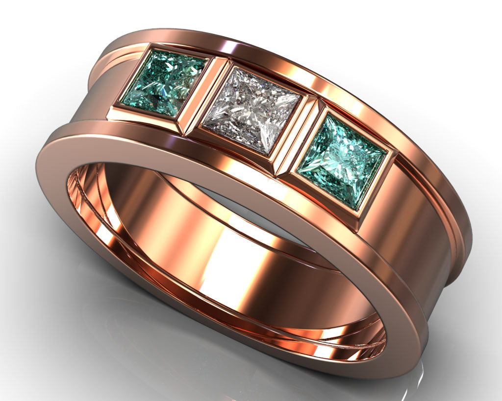 Rose Gold Edward Ring