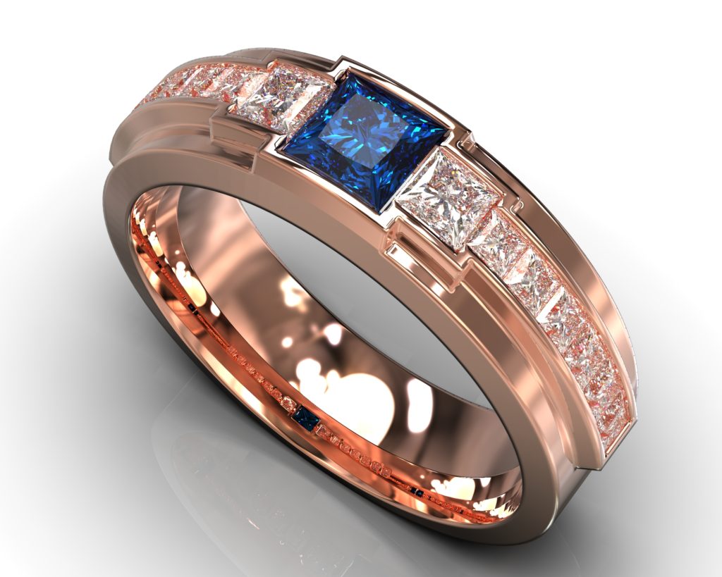 Rose Gold Allan Ring