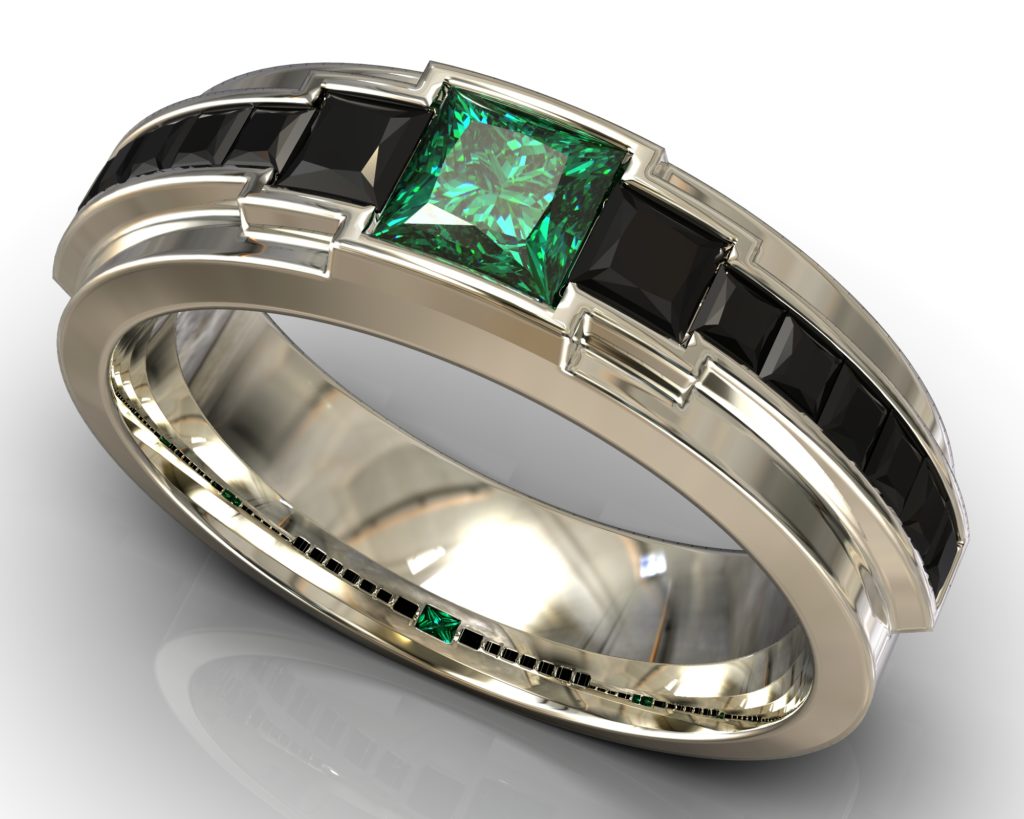 White Gold Allan Ring