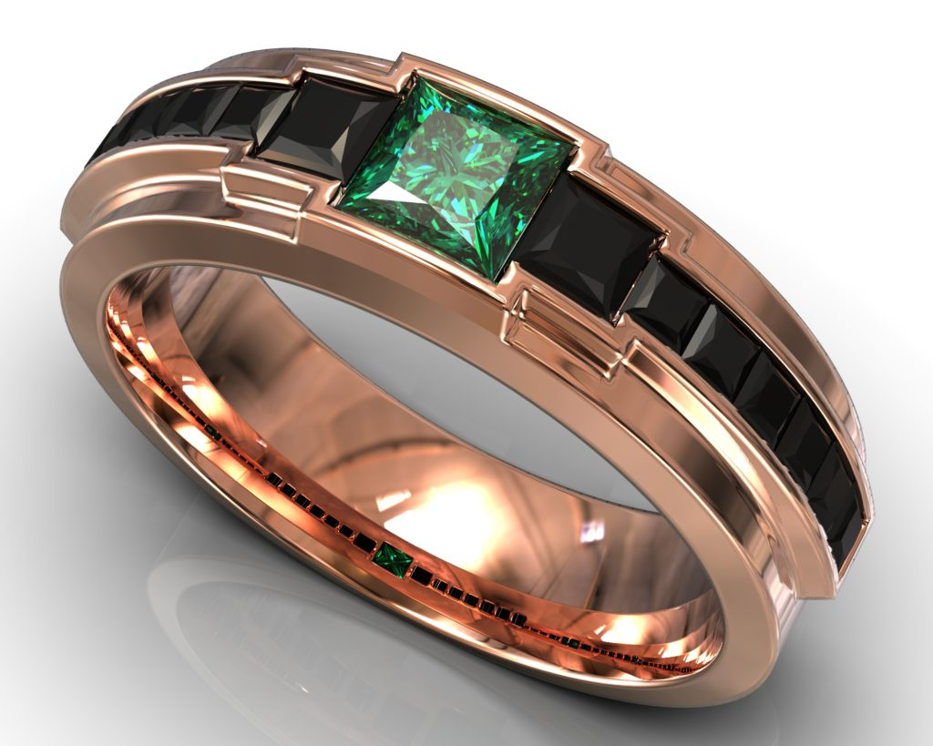 Rose Gold Allan Ring