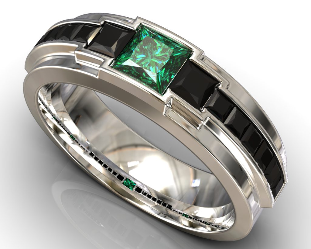 Platinum Allan Ring
