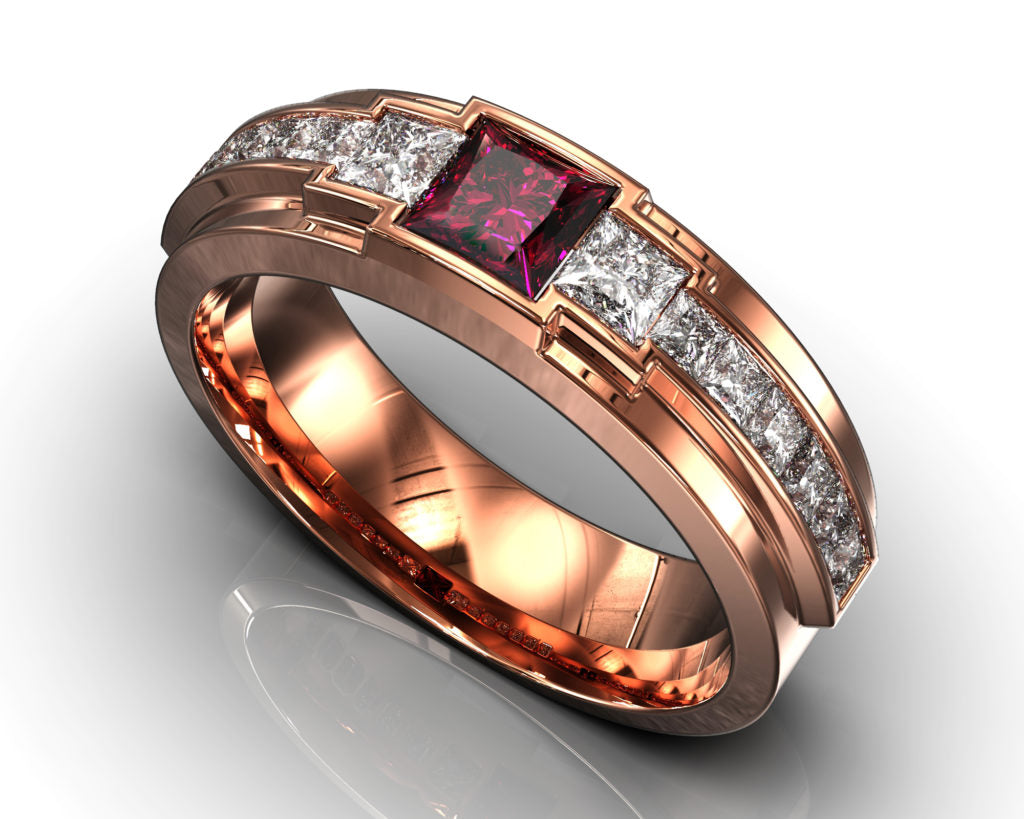 Rose Gold Allan Ring