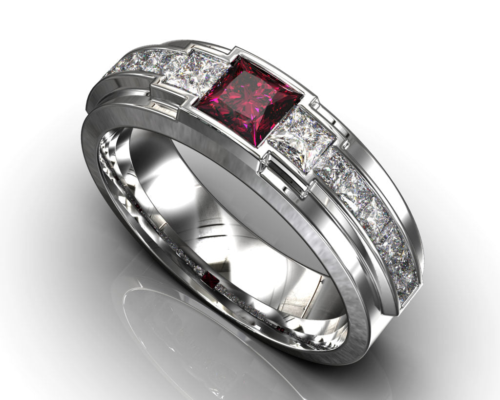 Platinum Allan Ring