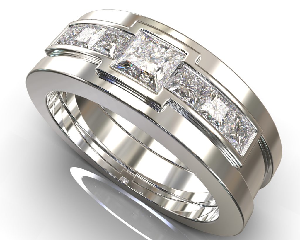 Platinum Charlemagne Ring