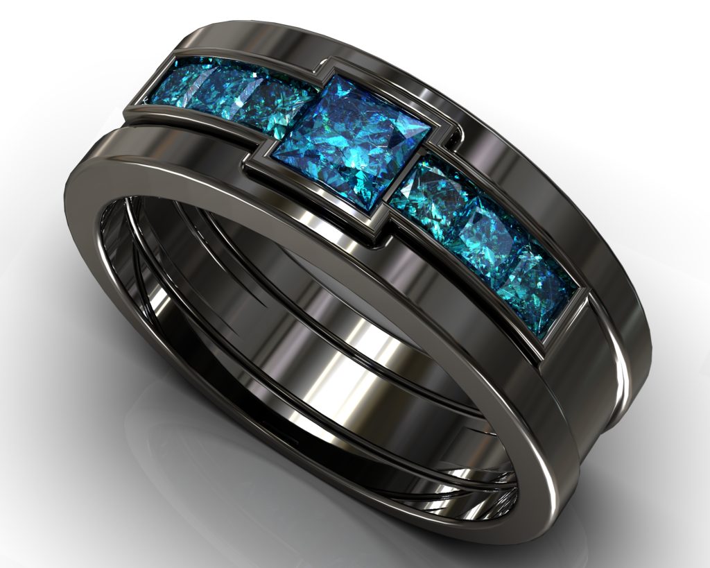 Black Gold Charlemagne Ring