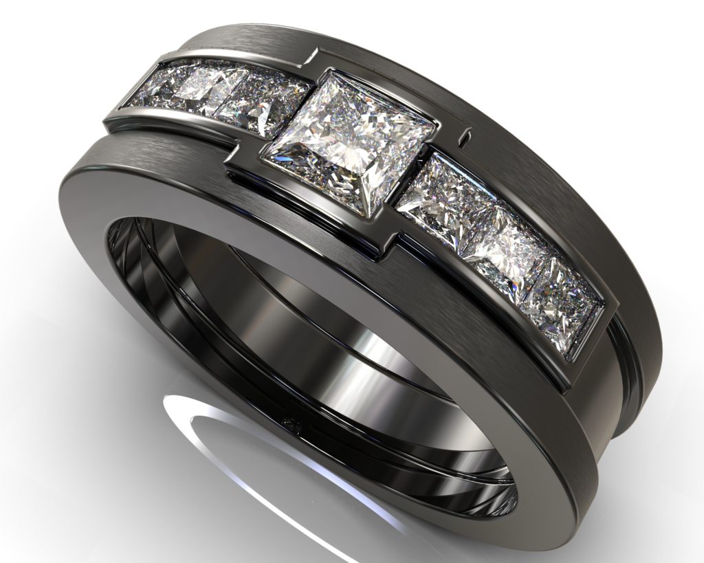 Black Gold Charlemagne Ring