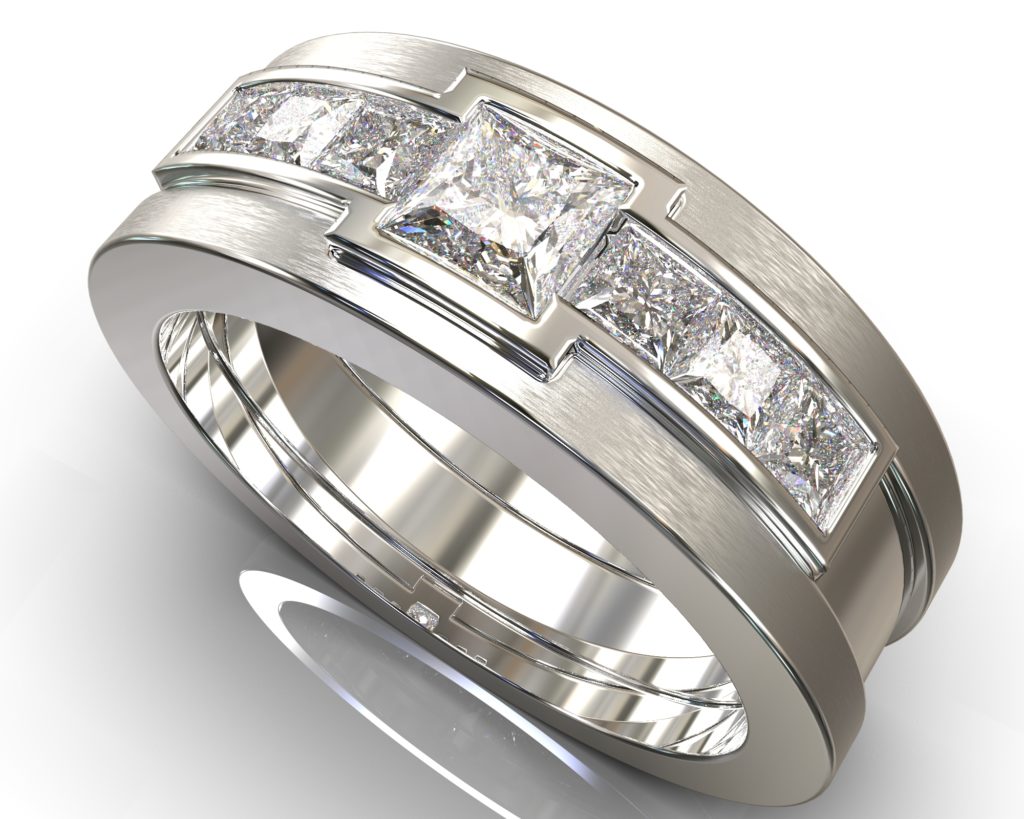 Platinum Charlemagne Ring