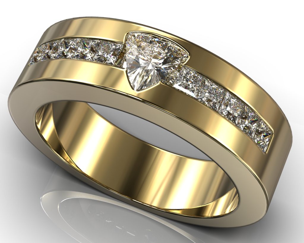 Yellow Gold Pasteur Ring