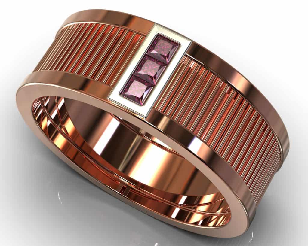 Rose Gold Whitman Ring