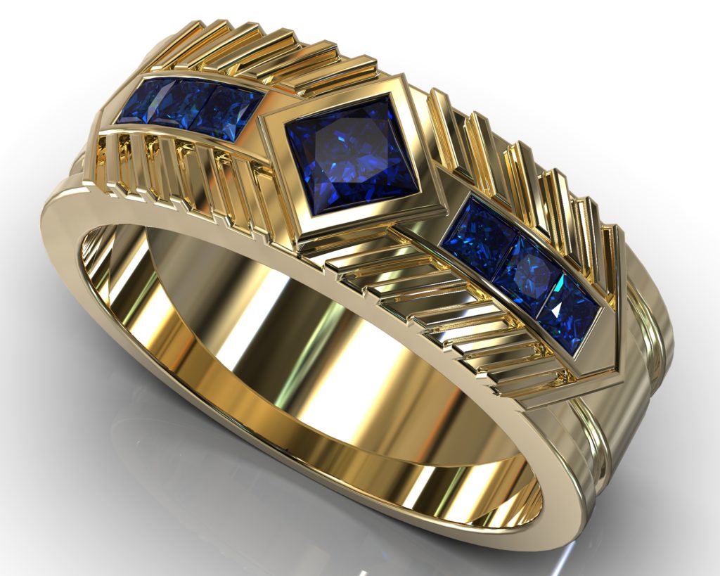 Yellow Gold Waldo Ring