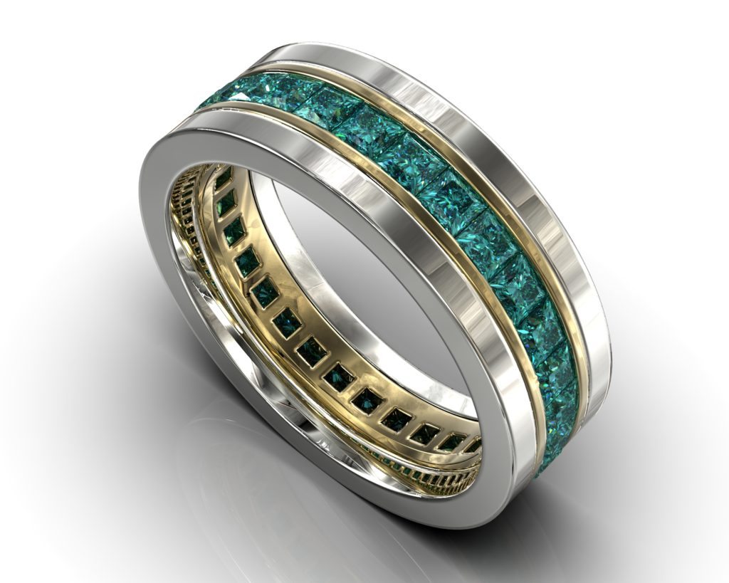 White Gold Newton Ring