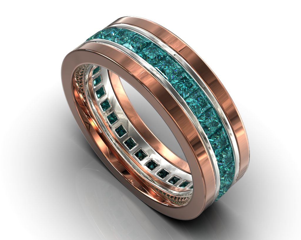 Rose Gold Newton Ring