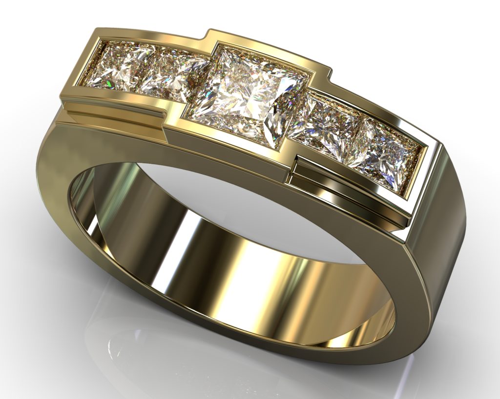 Yellow Gold Aquinas Ring