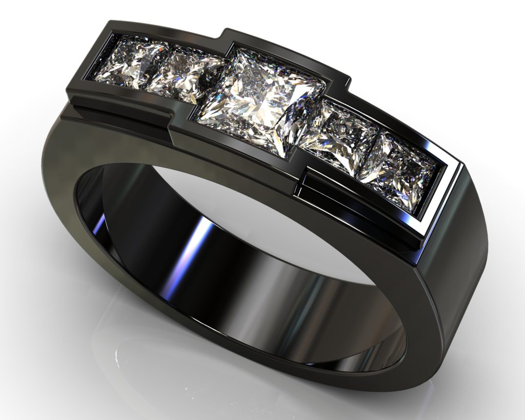 Black Gold Aquinas Ring