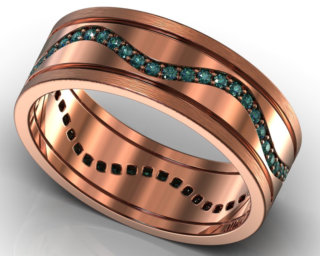 Rose Gold Verne Ring