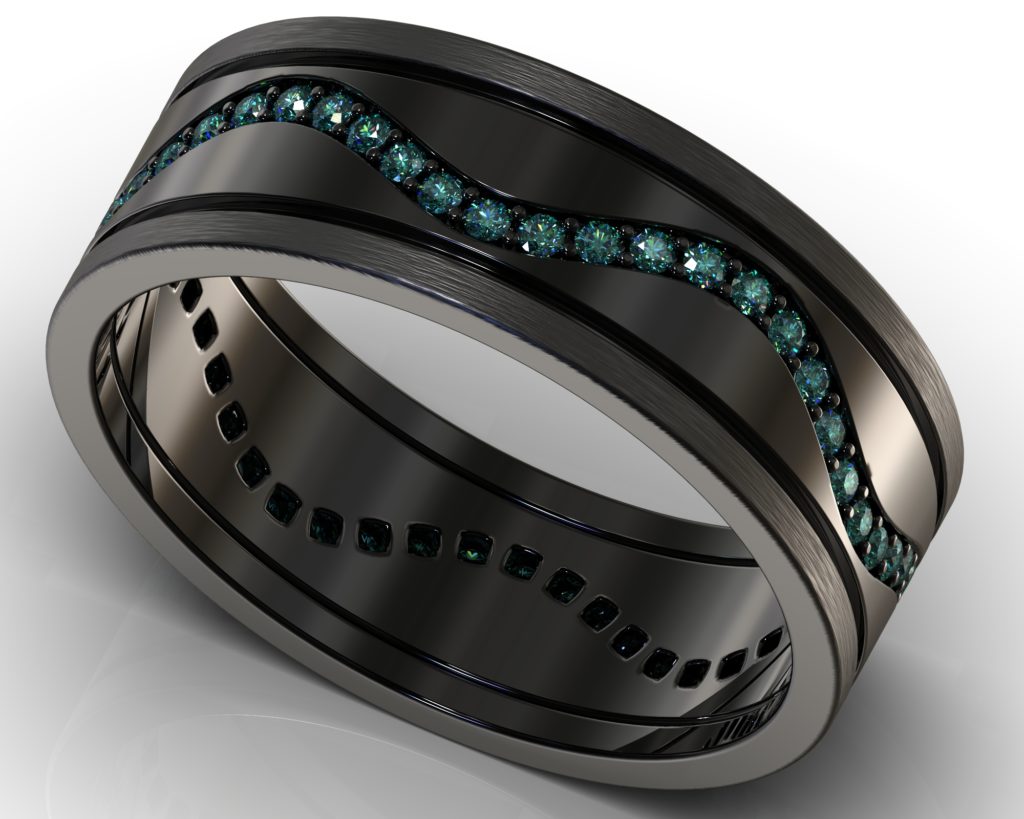 Black Gold Verne Ring