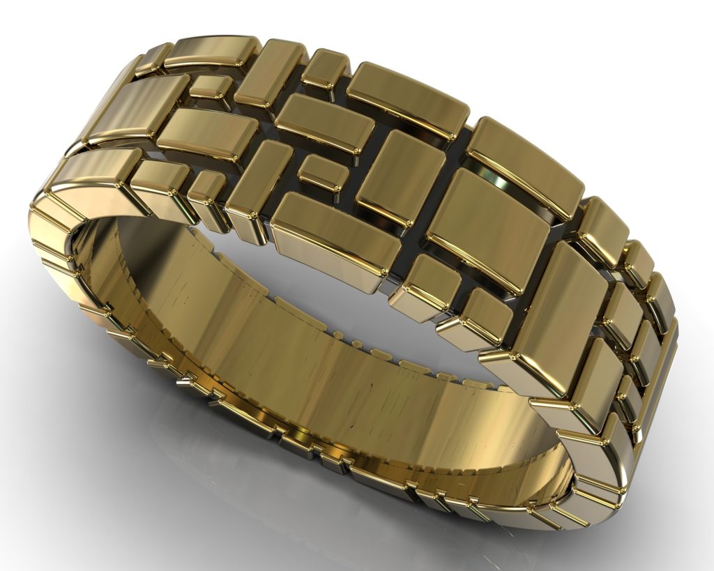 Yellow Gold Rembrandt Ring