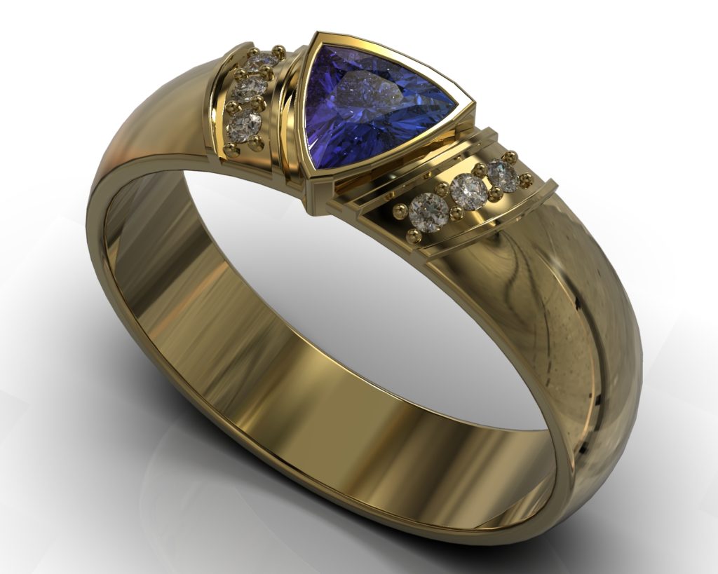 Yellow Gold Oscar Ring