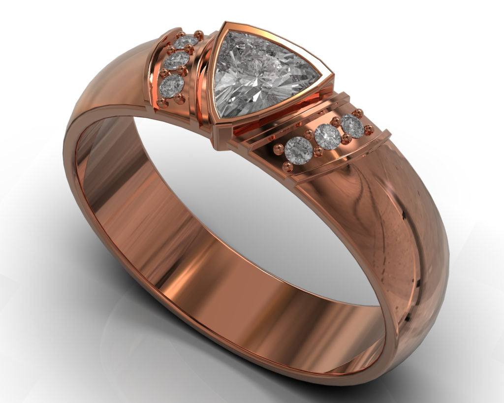Rose Gold Oscar Ring